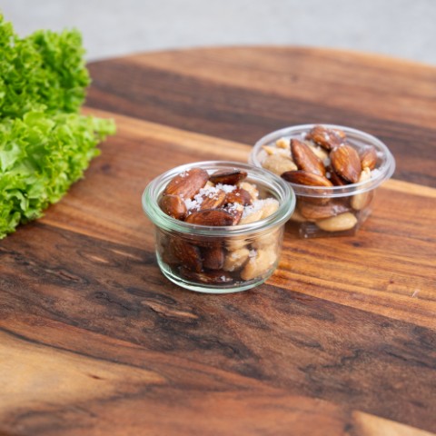 Grillede Champignon med revet vesterhavsost og purløg