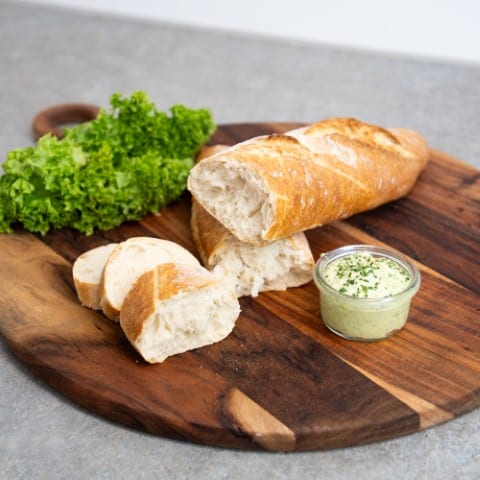Stenovnbagt baguette med estragonmayo